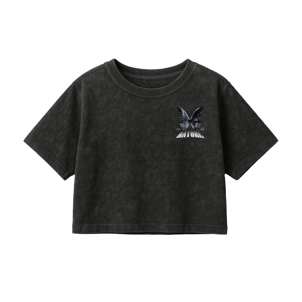 Camiseta Crop Nature Flow