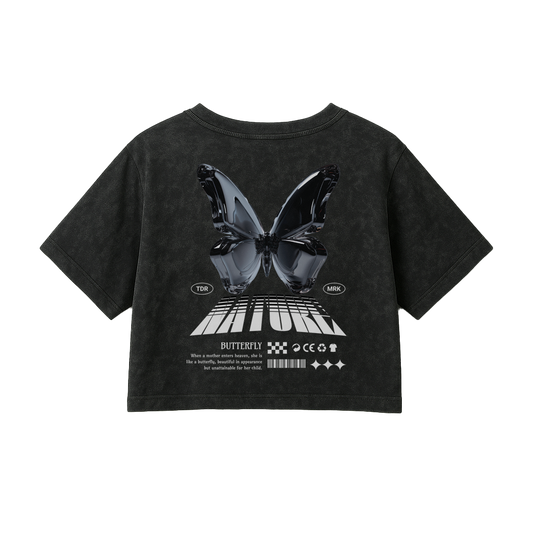 Camiseta Crop Nature Flow